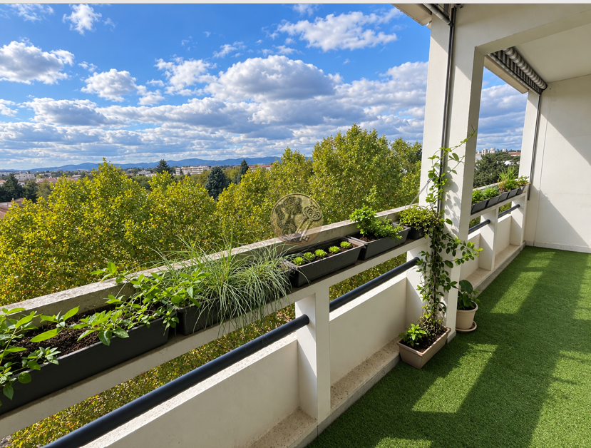TASSIN-LA-DEMI-LUNE   95 m2   3 chambres   Balcon   Vue panoramique sur les Monts du Lyonnais